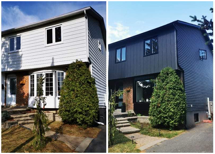 Revêtement soffite gouttières Rive-Sud